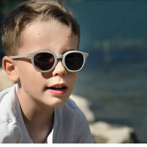 Lunettes de soleil 4-6 ans Cat3 Gris velours square sunny 