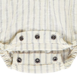 Ranita de manga corta a rayas para bebé niño 