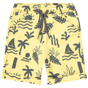 Bermudas de felpa estampadas para bebé niño 