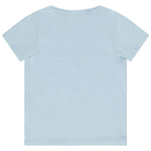 Camiseta de manga corta con estampado brillante de Stitch Disney niña 
