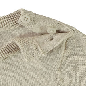 Jersey de punto con estampado de león para bebé niño 