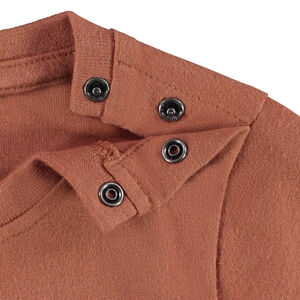 Camiseta de manga larga efecto color block para bebé niño 