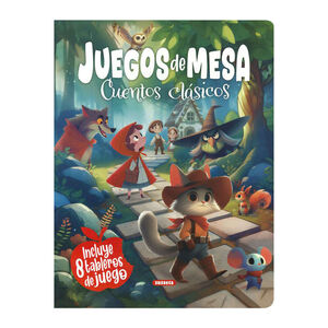 Libro juegos de mesa Cuentos Clásicos +6 años 