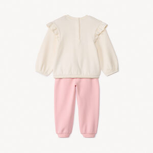 Conjunto de sudadera + pantalones de chándal fantasía para bebé niña 