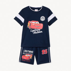Conjunto de 2 piezas camiseta + bermudas Flash McQueen Disney - Pixar para niño 
