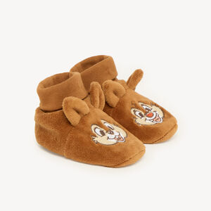 Zapatillas de bebé de terciopelo Tic y Tac de Disney 