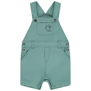 Salopette corta estampado palmera para bebé niño 