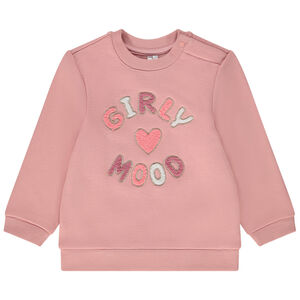 Sudadera de felpa con parches para bebé niña 