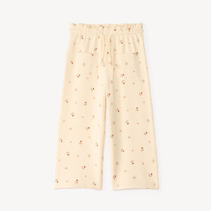 Pantalón de chándal amplio para niña con estampado original 