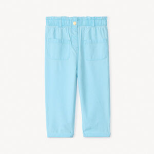 Pantalón de tela lisa para niña bebé 