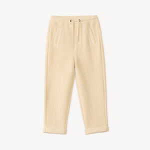 Pantalón de chándal para bebé niño en sarga lisa 