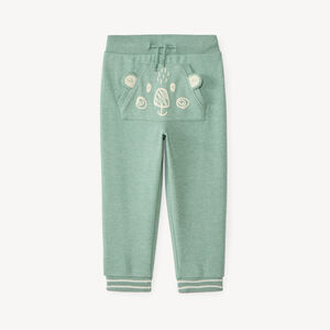 Pantalones de chándal para bebé niño con divertida bolsa canguro. 