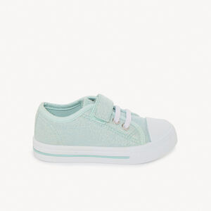 Zapatillas bajas de lona con velcro niña. 