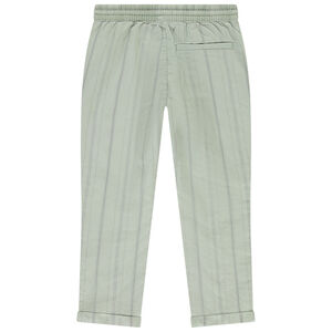 Pantalón de tela a rayas finas niño 