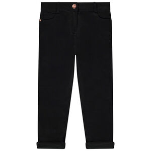 Pantalón slim efecto melocotón para niña 