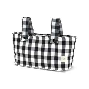 Bolso carrito Mini Vichy - Negro 
