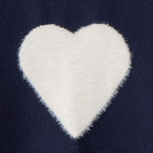Pull manches longues tricot à motif pelucheux pour fille  Main Pull manches longues tricot à motif pelucheux pour fille