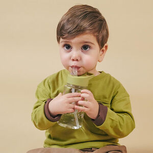 Botella con pajita 450ml Kiddie Explorer 