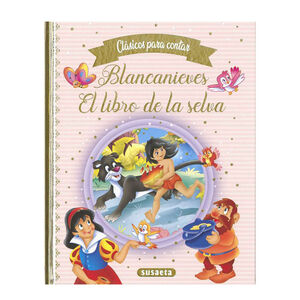 Cuento Blancanieves y el Libro de la Selva Colección Clásicos para contar +4años 