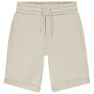 Bermudas de felpa piqué unicolor para niño 