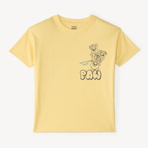 Camiseta de manga corta oversize con estampado de Patrulla Canina para niño. 
