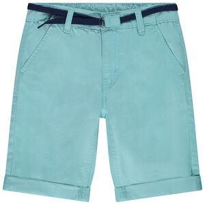 Bermudas lisas de sarga para niño 