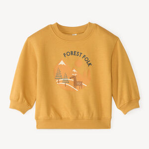 Sudadera de felpa oversize para bebé niño con estampado divertido 