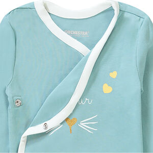 Pack de 7 bodies de manga larga para bebé niña 