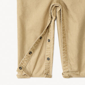 Pantalón largo de sarga lisa para bebé niño 