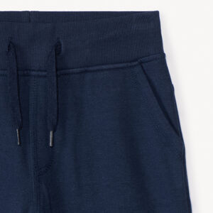 Bermudas de felpa unicolor con cintura elástica niño 