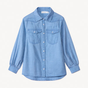 Chemise manches longues style western pour fille  Main Chemise manches longues style western pour fille