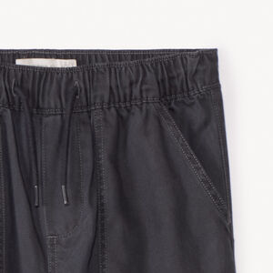 Pantalón jogger de sarga lisa para niño 