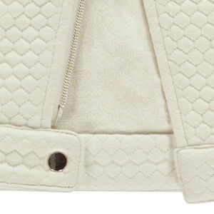 Pelele de felpa acolchada con forro de sherpa para bebé niña  Main Pelele de felpa acolchada con forro de sherpa para bebé niña