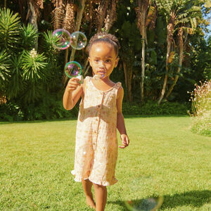 Monedero corto impreso para niña bebé 