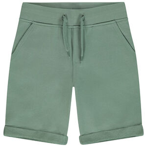 Bermudas de felpa lisa para niño 