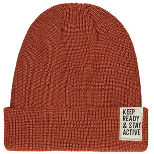 Gorro de punto de canalé para niño 