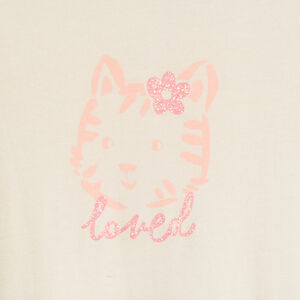 Pijama de jersey con estampado imaginativo niña. 