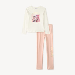 Pijama de 2 piezas para niña en terciopelo KPop Demon Hunters 