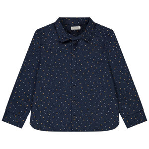 Camisa de manga larga con estampado de lunares para niño  Main Camisa de manga larga con estampado de lunares para niño