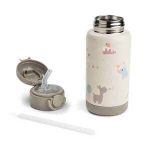 Gourde isotherme avec paille 340ml Celebration Sable 