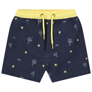 Short de baño estampado palmeras para bebé niño 