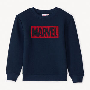 Sudadera de felpa con parche de bucles de Marvel para niño 