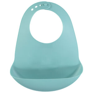 Babero rigido con bolsillo recoje migas - Azul Main Babero rigido con bolsillo recoje migas - Azul