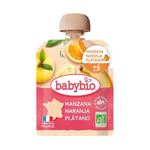 Bolsita exprimible manzana naranja y plátano 90g 