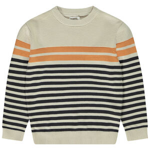 Jersey de punto a rayas para niño 