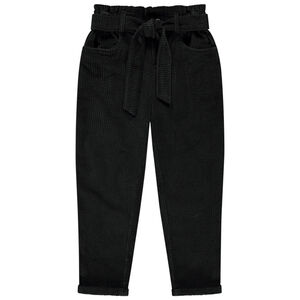 Pantalón slim de terciopelo con cinturón para niña 