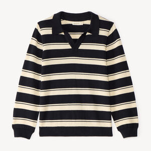 Jersey niño con cuello tipo polo estilo marinero 
