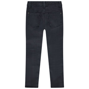 Vaqueros slim en denim liso niño 