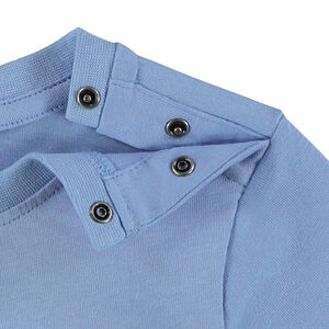 Camiseta manga corta motivo fantasía print tiburón para bebé niño 