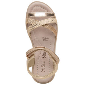 Sandalias doradas y brillantes para niña  Main Sandalias doradas y brillantes para niña